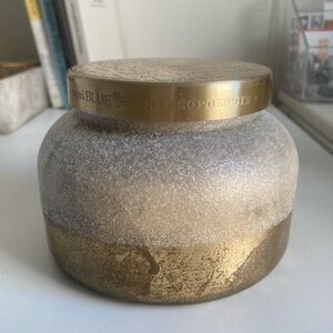 Anthropologie | Capri Blue Volcano Sugarcoated Glass Jar Candle